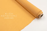 DEADSTOCK Japanese Fabric Shokunin Collection Azumadaki Cotton Silk Blend - light saffron orange - 50cm